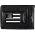Thin Gray Line Veterans Flag Leather Cash and Cardholder